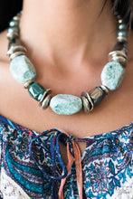 Load image into Gallery viewer, In Good Glazes - Blue Necklace - Blockbuster