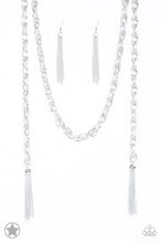 Load image into Gallery viewer, SCARFed for Attention - Silver Necklace - Paparazzi - Blockbuster