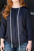 Load image into Gallery viewer, SCARFed for Attention - Silver Necklace - Paparazzi - Blockbuster