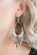 Load image into Gallery viewer, Nature Escape - Silver Earrings - Paparazzi