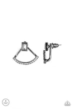 Load image into Gallery viewer, Delicate Arches - Black Earrings-  Double-Sided