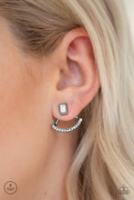 Load image into Gallery viewer, Delicate Arches - Black Earrings-  Double-Sided