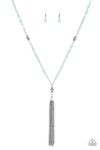 Load image into Gallery viewer, Tassel Takeover - Blue Necklace