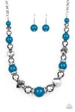 Load image into Gallery viewer, Weekend Party - Blue Necklace - Paparazzi