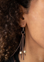 Load image into Gallery viewer, Macrame Majesty - Brown Necklace