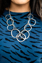 Load image into Gallery viewer, Magnificent Musings - Dizzy with Desire - Silver Necklace Set - Complete Trend Blend- Fashion Fix