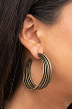 Load image into Gallery viewer, Magnificent Musings - Lip Sync Links - Brass Necklace Set - Complete Trend Blend - Fashion Fix