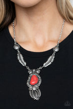 Load image into Gallery viewer, Ruler of The Roost - Red Necklace - Paparazzi