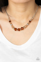 Load image into Gallery viewer, Turn Up the Tea Lights - Brown Necklace - Fashion Fix