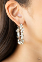 Load image into Gallery viewer, Let There Be SOCIALITE - White Earrings - Hoop