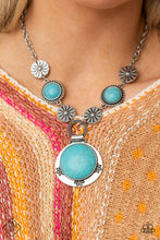 Load image into Gallery viewer, Saguaro Garden - Blue Necklace - Fashion Fix