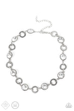 Load image into Gallery viewer, Rhinestone Rollout - White Necklace - Choker - Fashion Fix