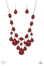 Load image into Gallery viewer, Mediterranean Mystery - Red Necklace - Fashion Fix