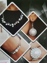 Load image into Gallery viewer, Fiercely 5th Avenue -Tie the Knot - Pearl Bead Bridal/White Necklace Set - Complete Trend Blend - Fashion Fix