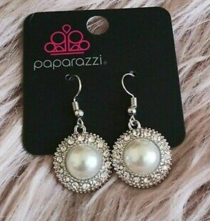 Take A Vow - White Earrings- Fashion Fix