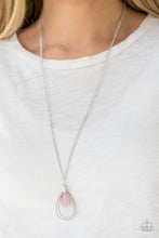 Load image into Gallery viewer, Teardrop Tranquility- Pink Necklace
