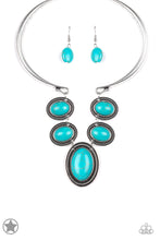 Load image into Gallery viewer, River Ride - Blue Necklace- Blockbuster
