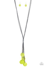 Load image into Gallery viewer, Tidal Tassels – Green Necklace
