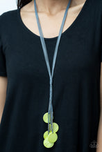 Load image into Gallery viewer, Tidal Tassels – Green Necklace
