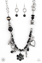Load image into Gallery viewer, Charmed, I Am Sure - Black Necklace - Blockbuster
