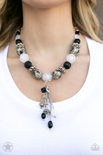 Load image into Gallery viewer, Break A Leg! Black and White Necklace - Blockbuster
