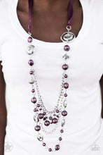 Load image into Gallery viewer, All The Trimmings - Purple Necklace - Blockbuster
