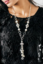Load image into Gallery viewer, Designated Diva - White Necklace- Blockbuster
