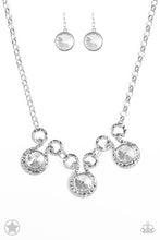 Load image into Gallery viewer, Hypnotized - White &amp; Silver Necklace - Blockbuster
