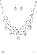 Load image into Gallery viewer, Show-Stopping Shimmer - White Necklace- Fashion Fix
