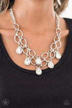 Load image into Gallery viewer, Show-Stopping Shimmer - White Necklace- Fashion Fix
