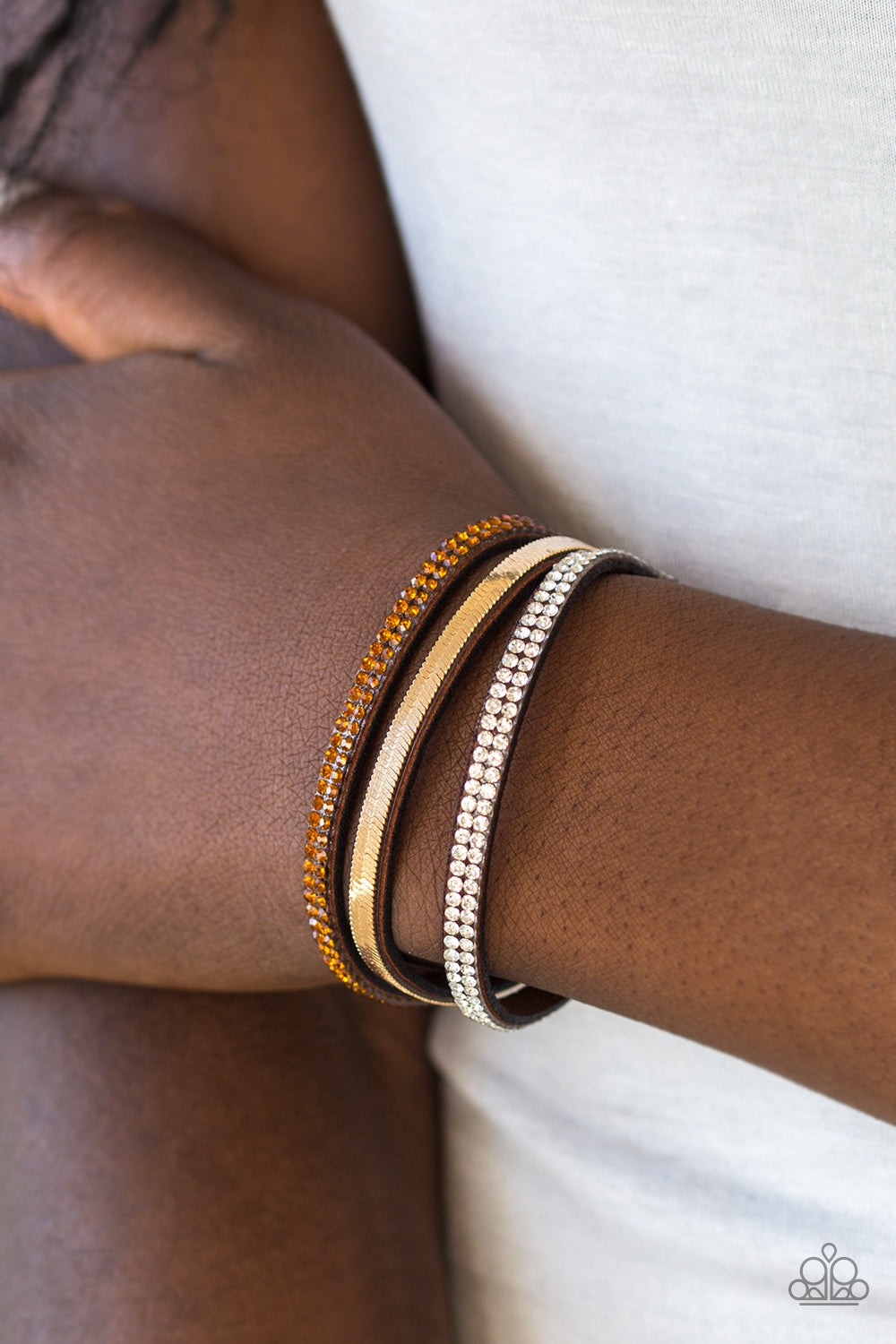 I Mean Business - Brown Bracelet- Urban
