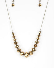 Load image into Gallery viewer, Crystal Carriages - Brass Necklace
