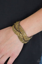Load image into Gallery viewer, Nice Girls Finish Last - Brass Bracelet - Urban
