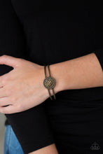 Load image into Gallery viewer, Definitely Dazzling - Brass Bracelet
