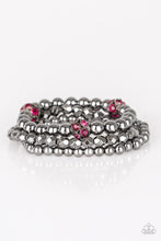 Load image into Gallery viewer, Noticeably Noir - Pink Bracelet
