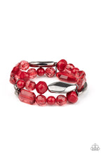 Load image into Gallery viewer, Rockin Rock Candy - Red Bracelet
