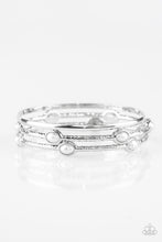 Load image into Gallery viewer, Bangle Belle - White Bracelet
