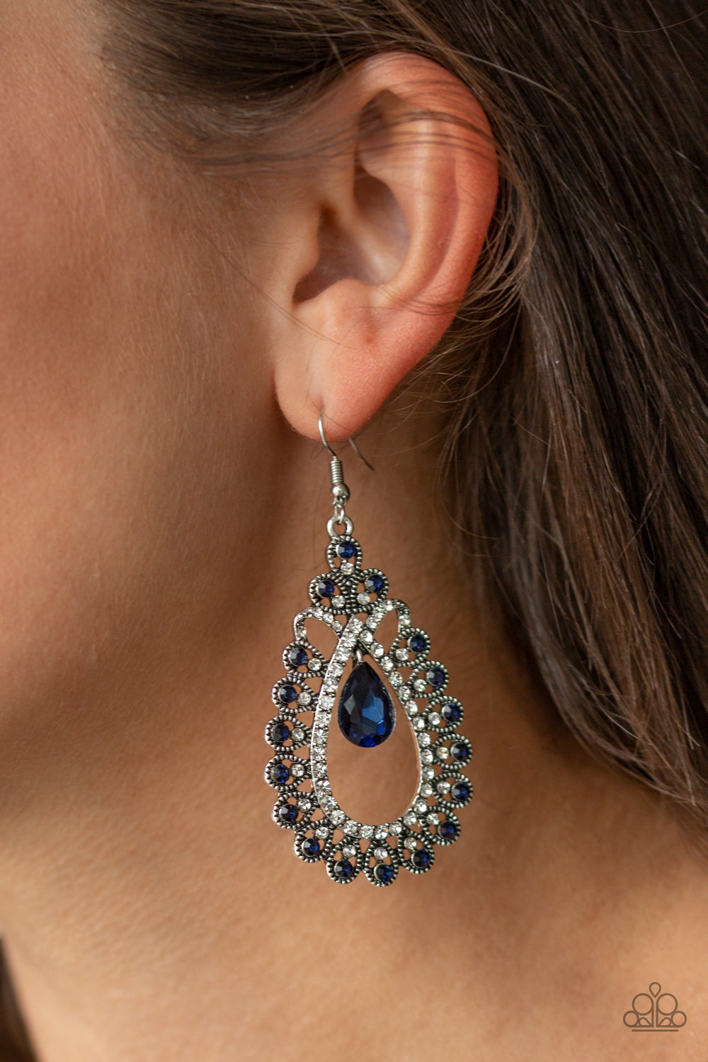 All About Business - Blue Earrings