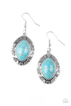 Load image into Gallery viewer, Aztec Horizons - Blue Earrings - Paparazzi
