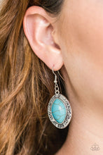 Load image into Gallery viewer, Aztec Horizons - Blue Earrings - Paparazzi

