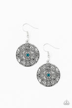Load image into Gallery viewer, Rochester Royale - Blue Earrings  - Hoop- Paparazzi

