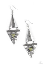 Load image into Gallery viewer, El Paso Edge - Green Earrings
