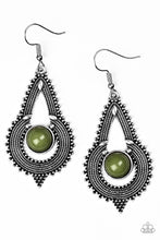 Load image into Gallery viewer, Zoomin Zumba - Green Earrings
