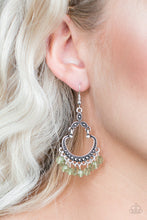 Load image into Gallery viewer, Babe Alert - Green Earrings - Paparazzi
