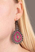 Load image into Gallery viewer, Carnival Courtesan - Pink Earrings

