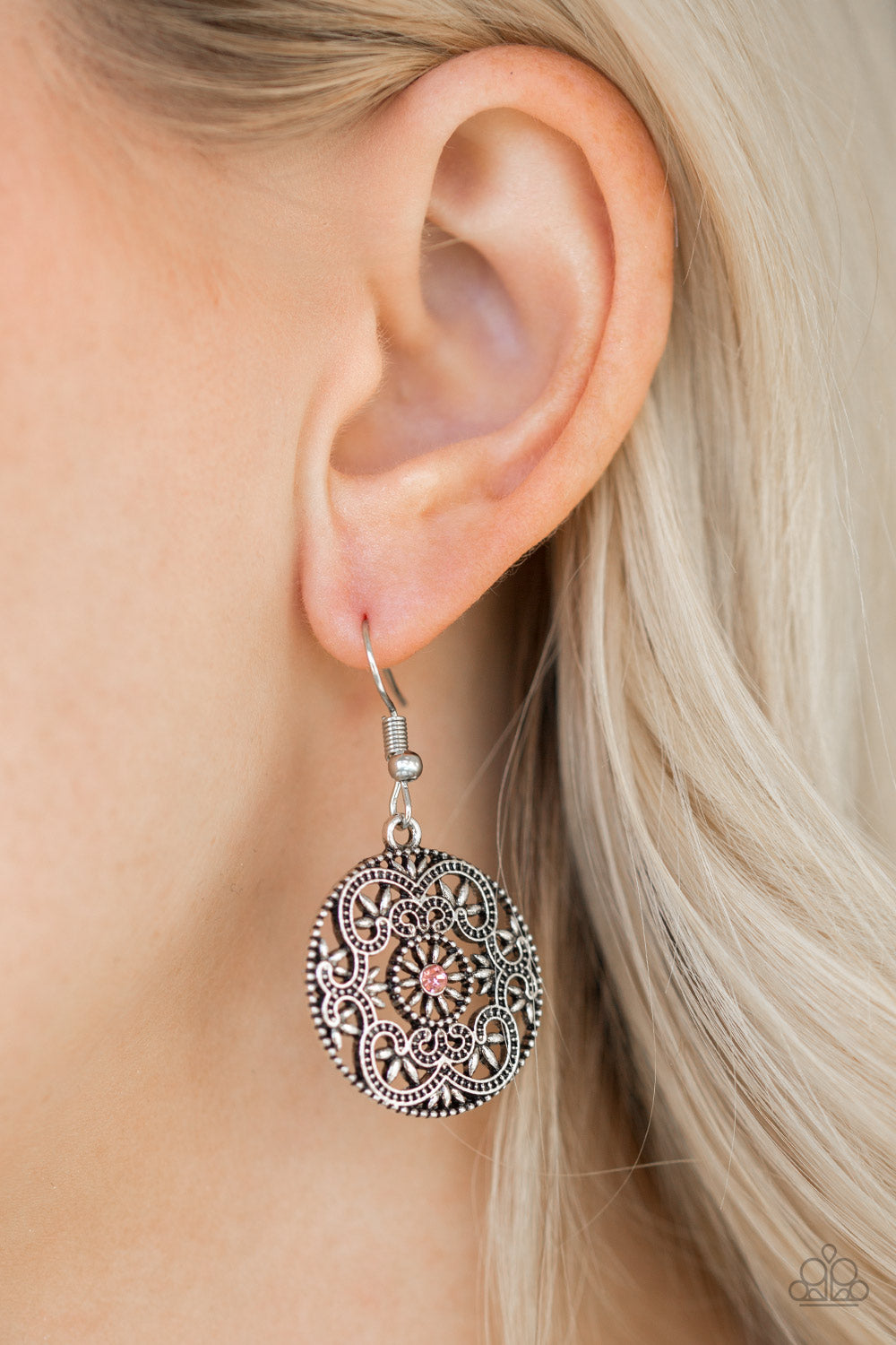 Rochester Royale - Pink Earrings - Hoop