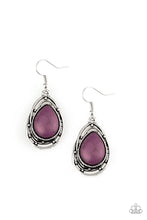 Load image into Gallery viewer, Abstract Anthropology - Purple Earrings
