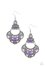Load image into Gallery viewer, Garden State Glow - Purple Earrings
