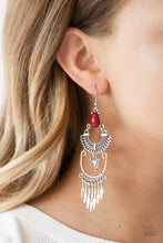 Load image into Gallery viewer, Progressively Pioneer - Red Earrings
