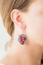 Load image into Gallery viewer, Wild Heart Wonder - Red Earrings
